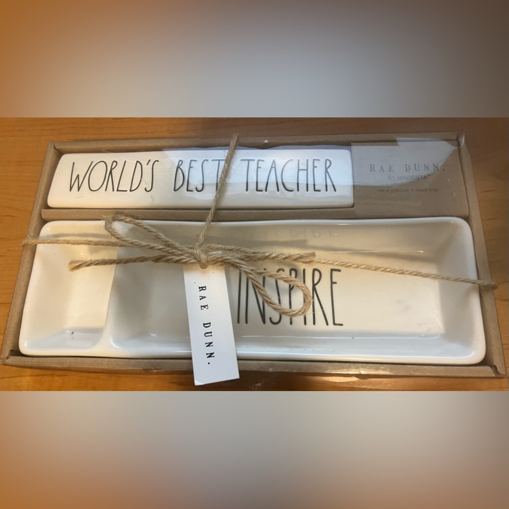 Rae Dunn Teacher Gift Set, nwt